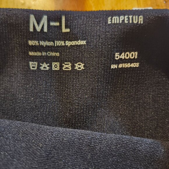 Shapermint Empetua Women's Size M/L High-Waisted Shaper Panty Black Seamless New - Picture 3 of 8